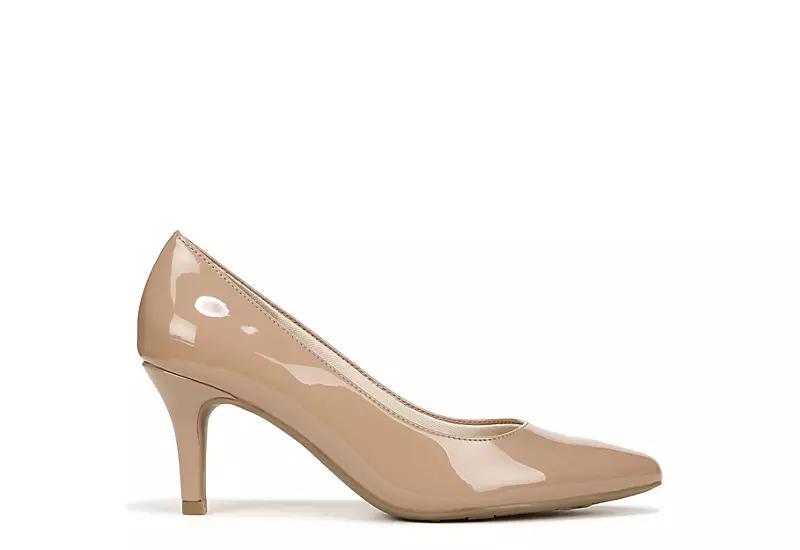 LifeStride Sevyn Women's High Heels, Size: 9 Wide, Desert Brown Patent Product Image
