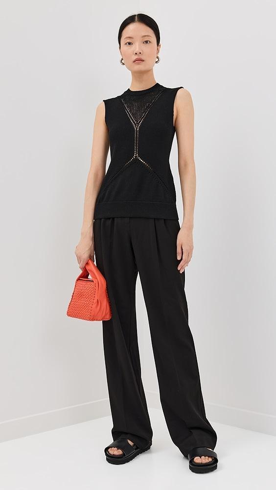 Jil Sander Cotton Sleeves Top | Shopbop Product Image