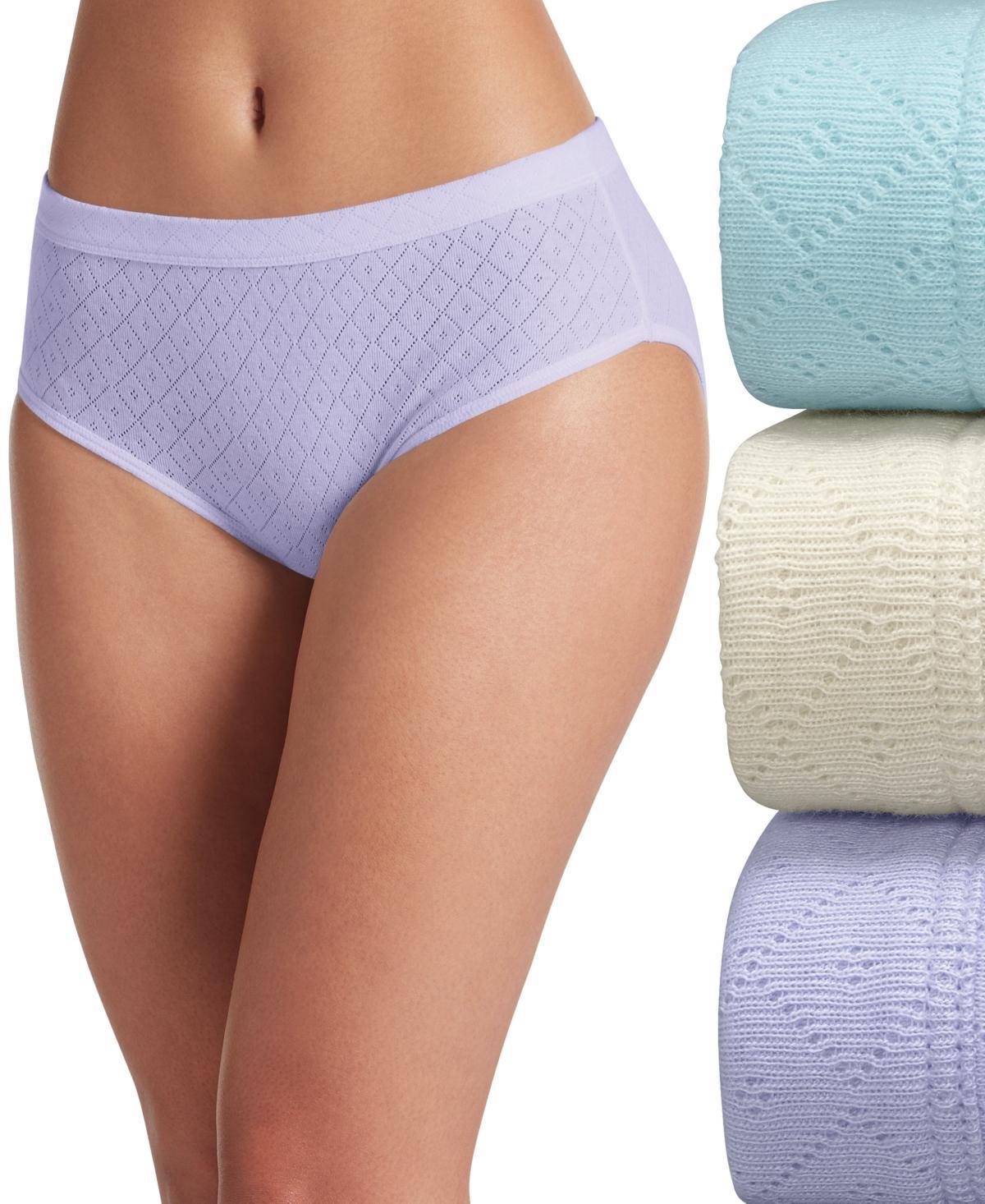 Womens Jockey 3-pk. Elance Breathe Hipster Panty Set 1540 Product Image