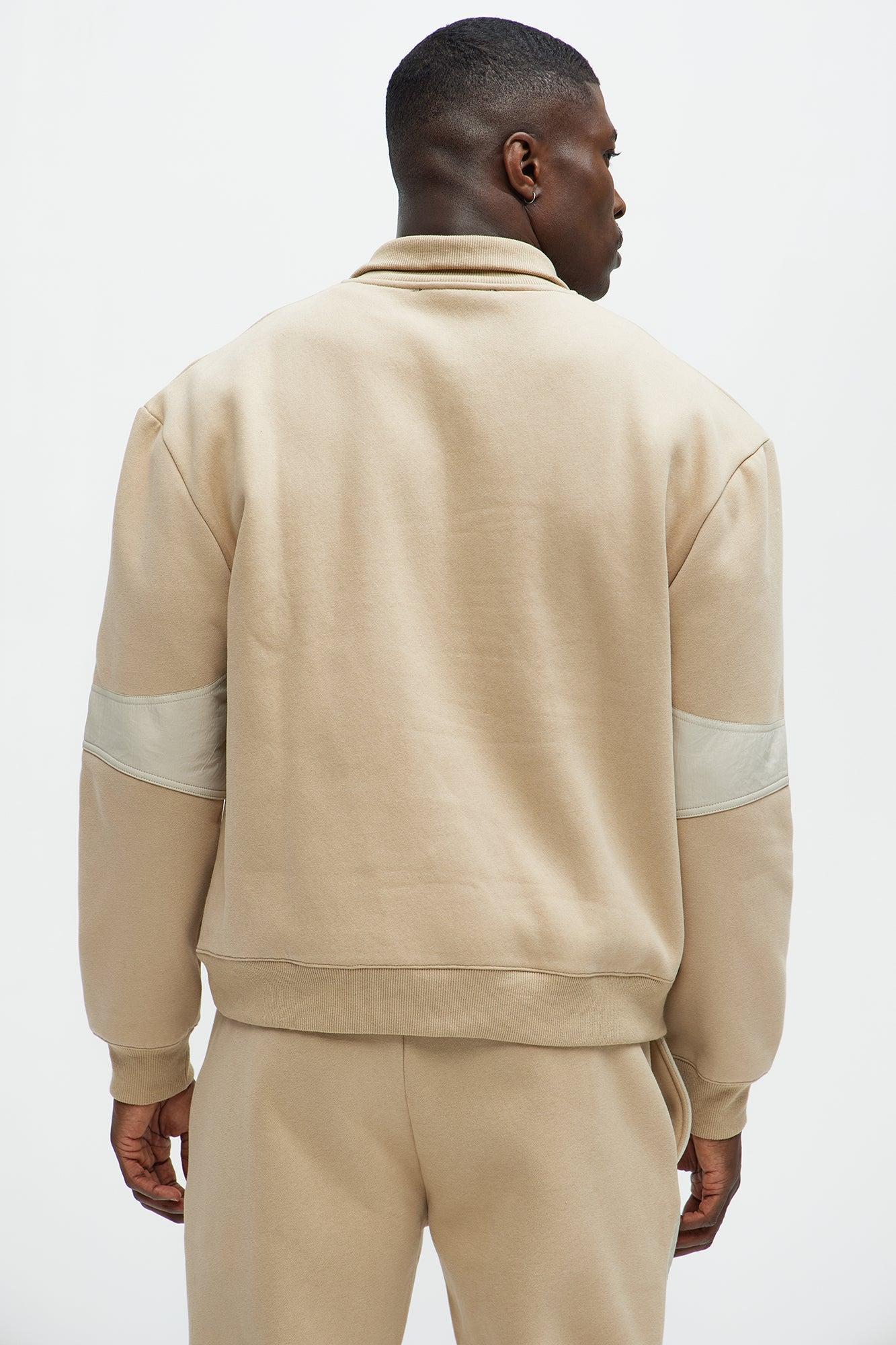 Dub Quarter Zip Sweatshirt - Stone Product Image