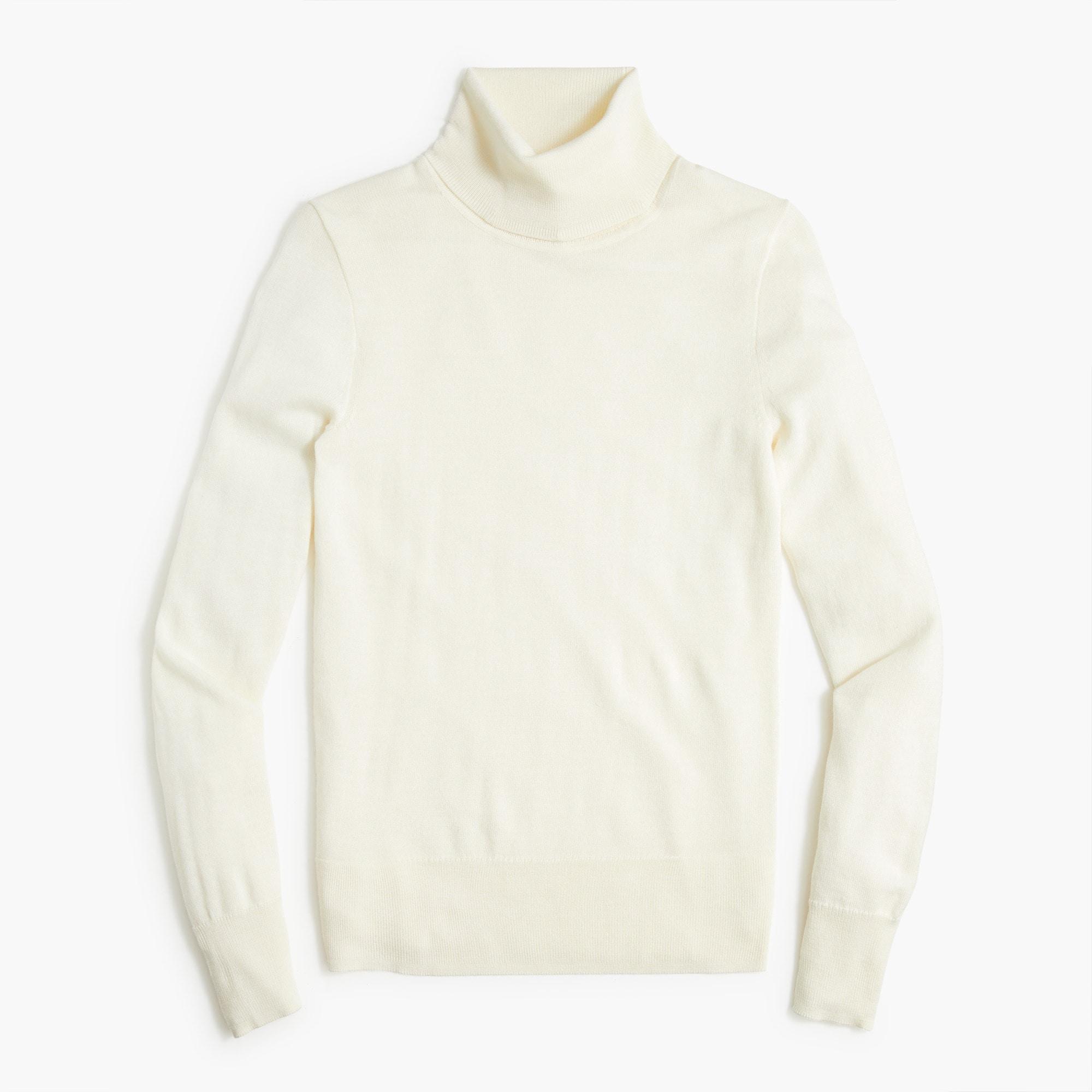 Machine-washable merino wool-blend turtleneck Product Image