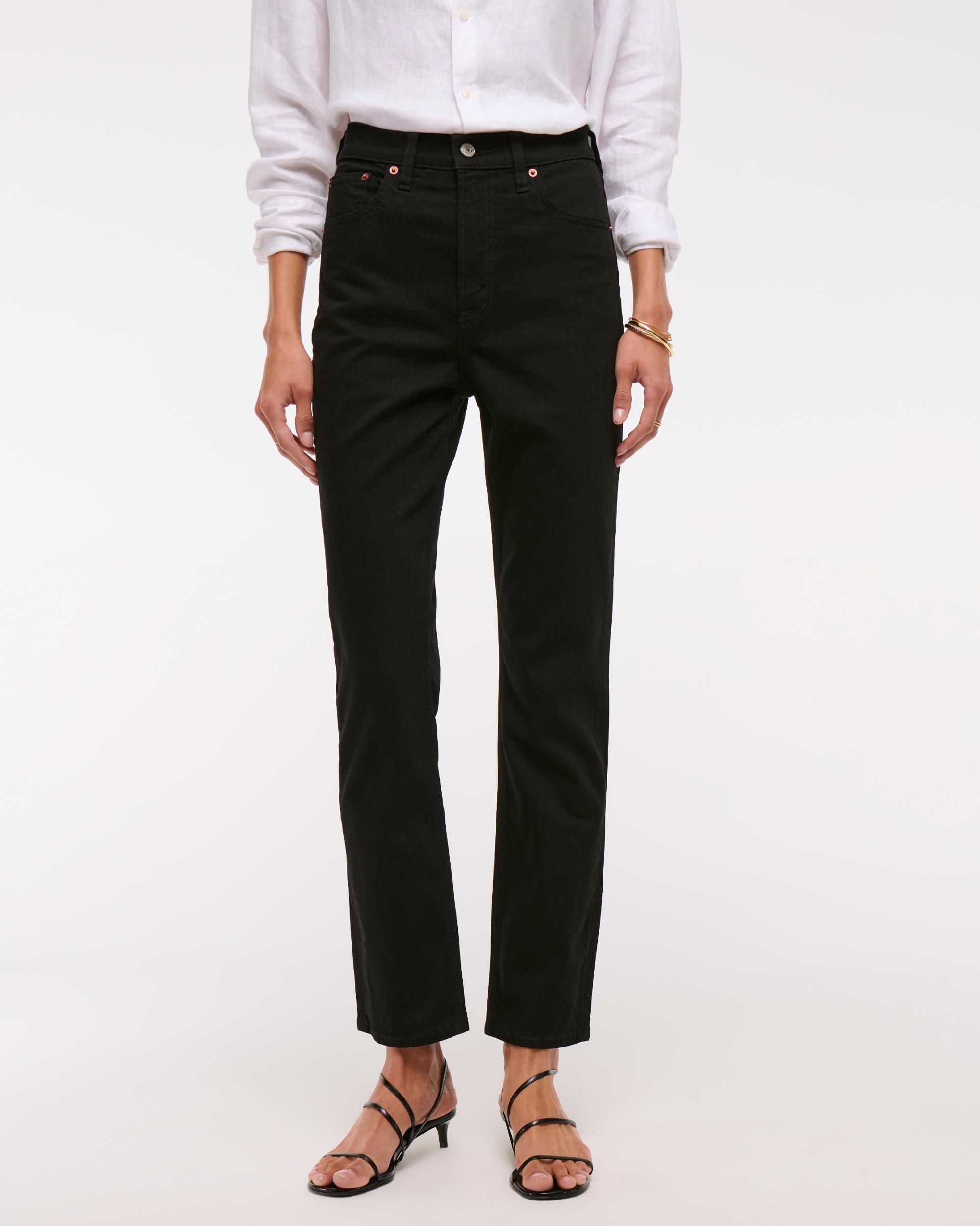 Ultra High Rise Ankle Straight Jean Product Image