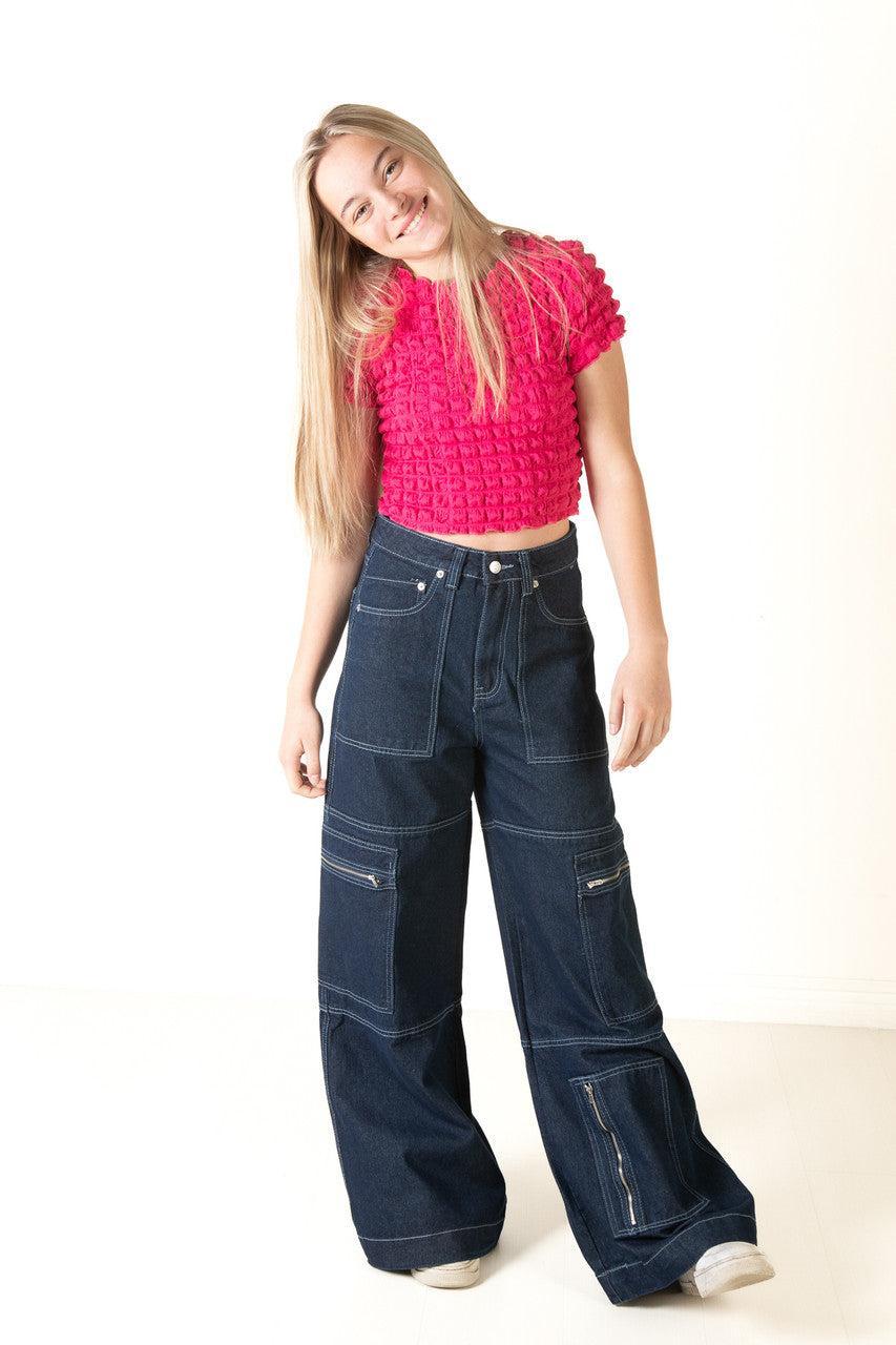 Hot Pink Bubble Tee Product Image