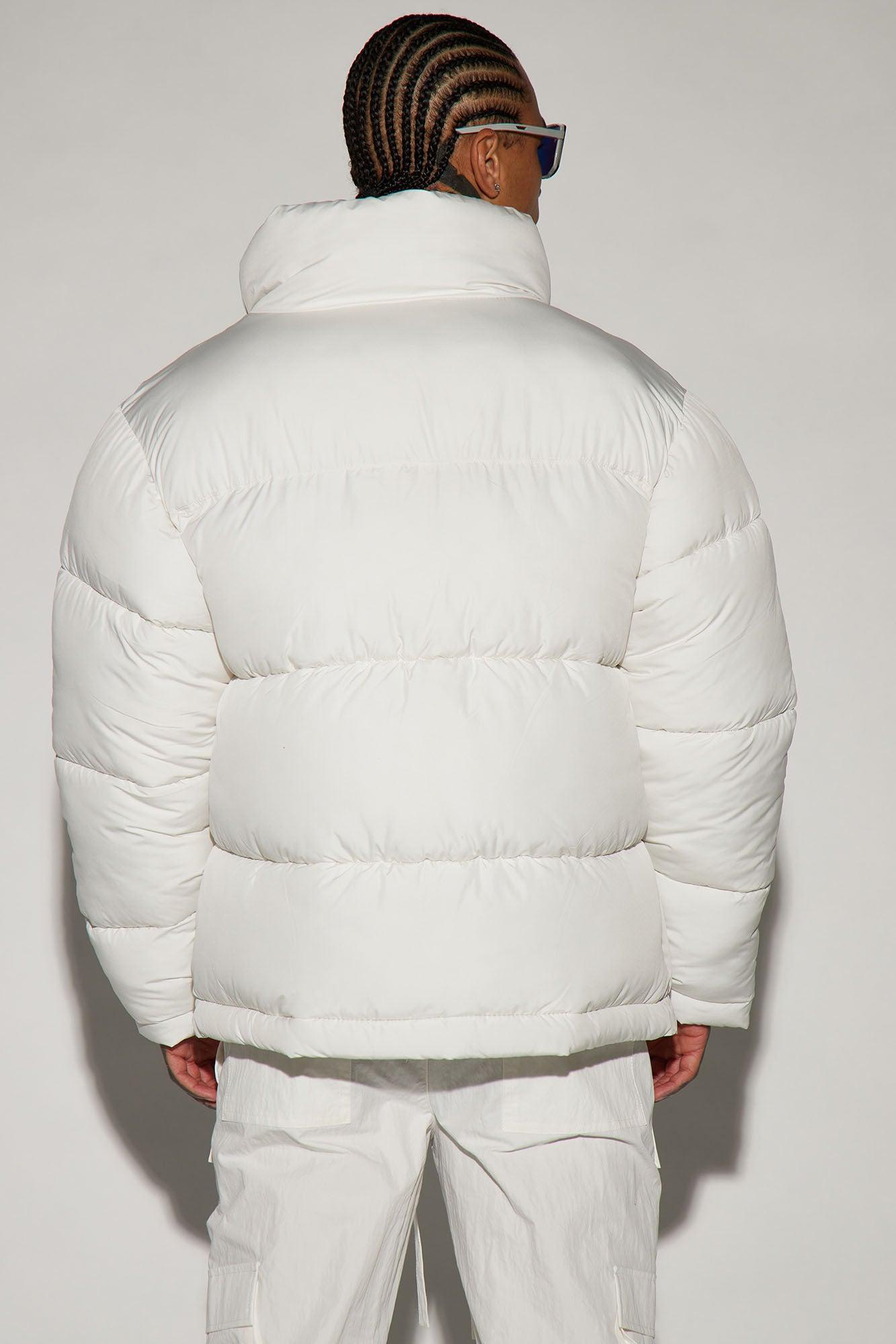 Nothing Compares Puffer Jacket - White Product Image