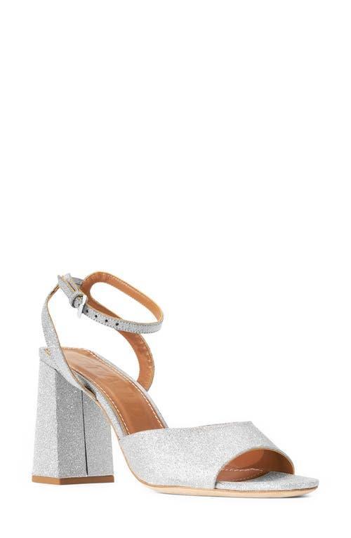 Womens Solange 125MM Glitter Leather Sandals Product Image