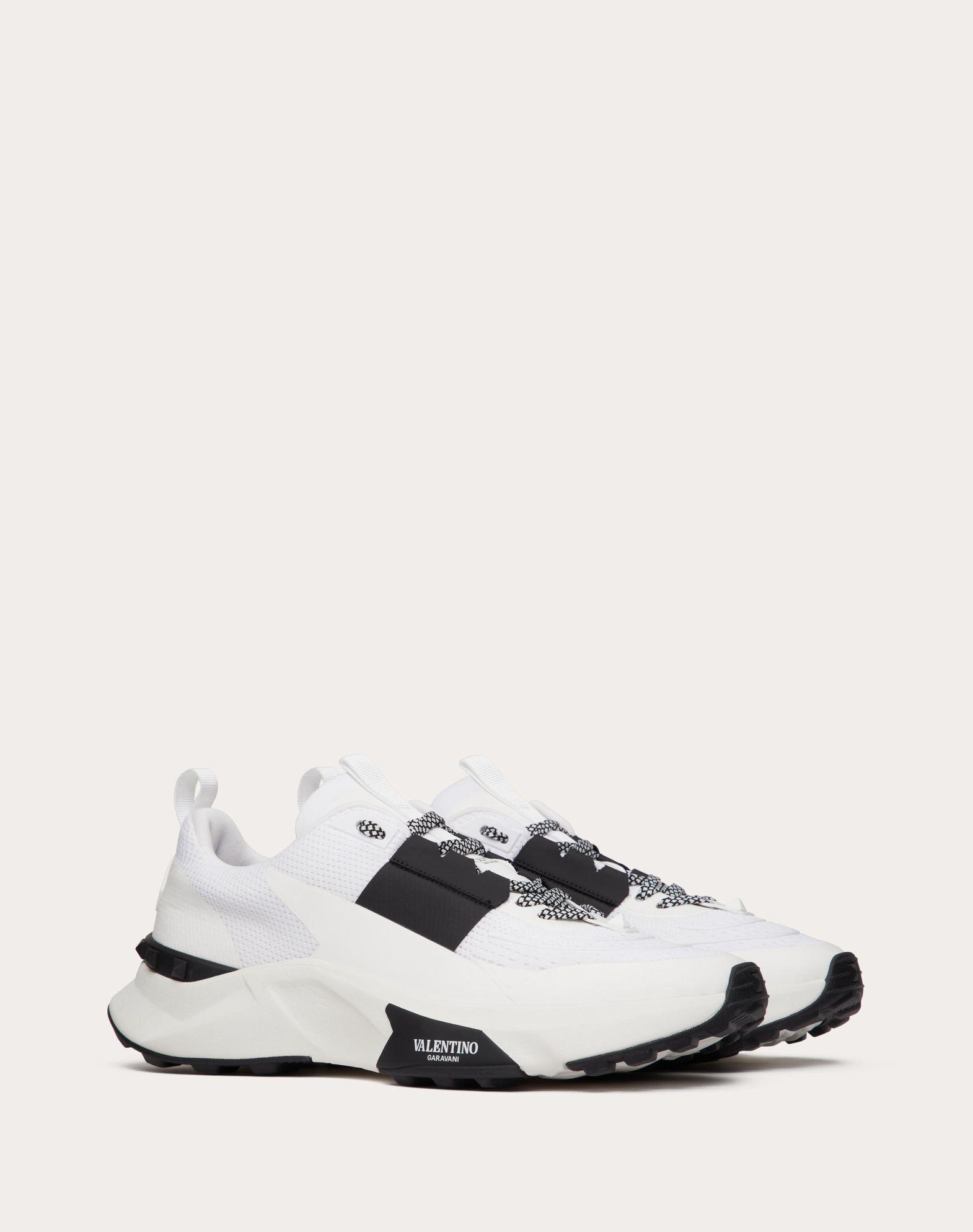 True Act Low Top Sneaker In Mesh And Rubberized Fabric Product Image