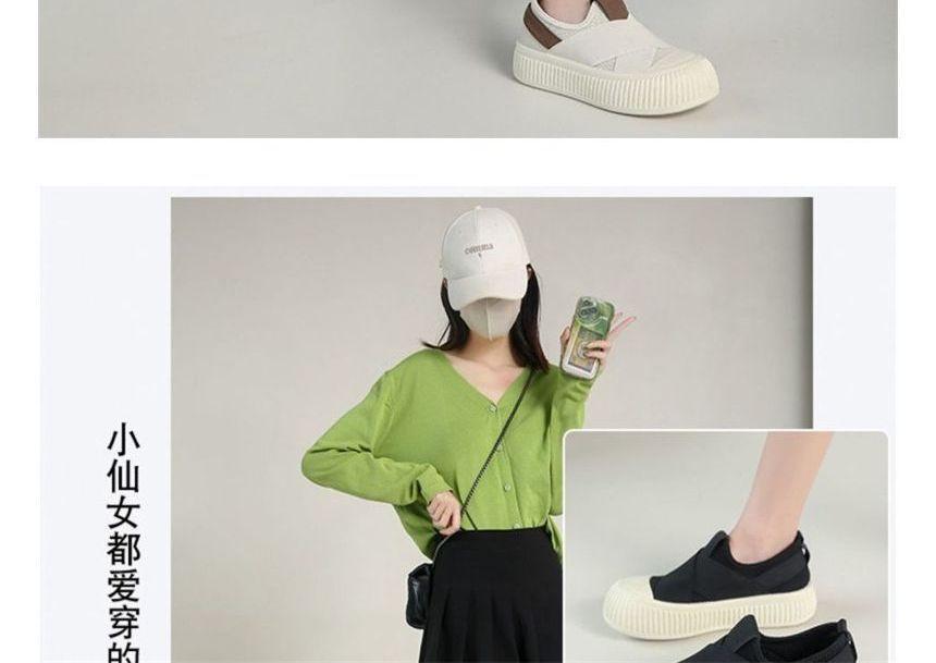 Platform Cross Slip Ons Product Image