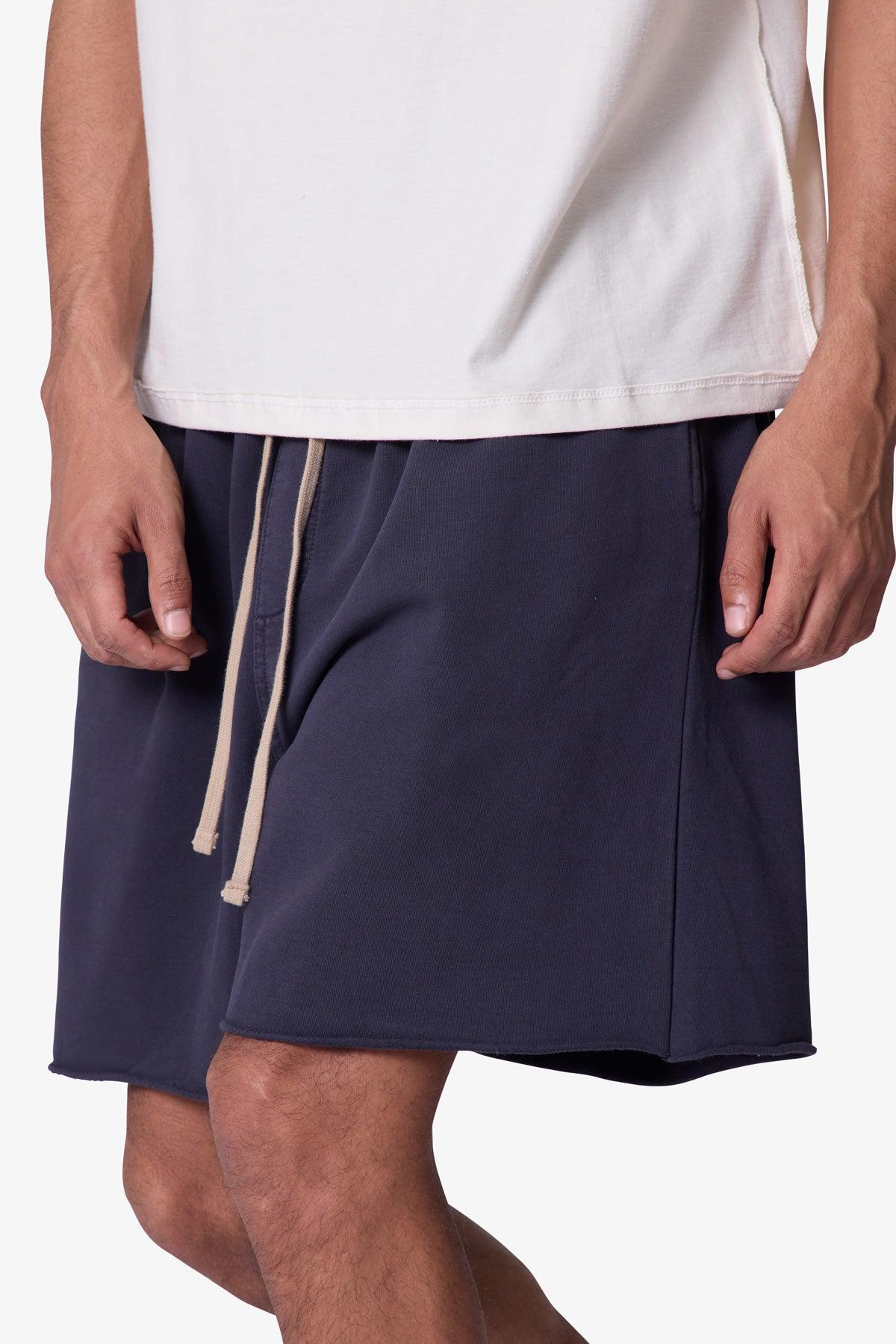 Oversized Sweatshorts - Washed Black Product Image