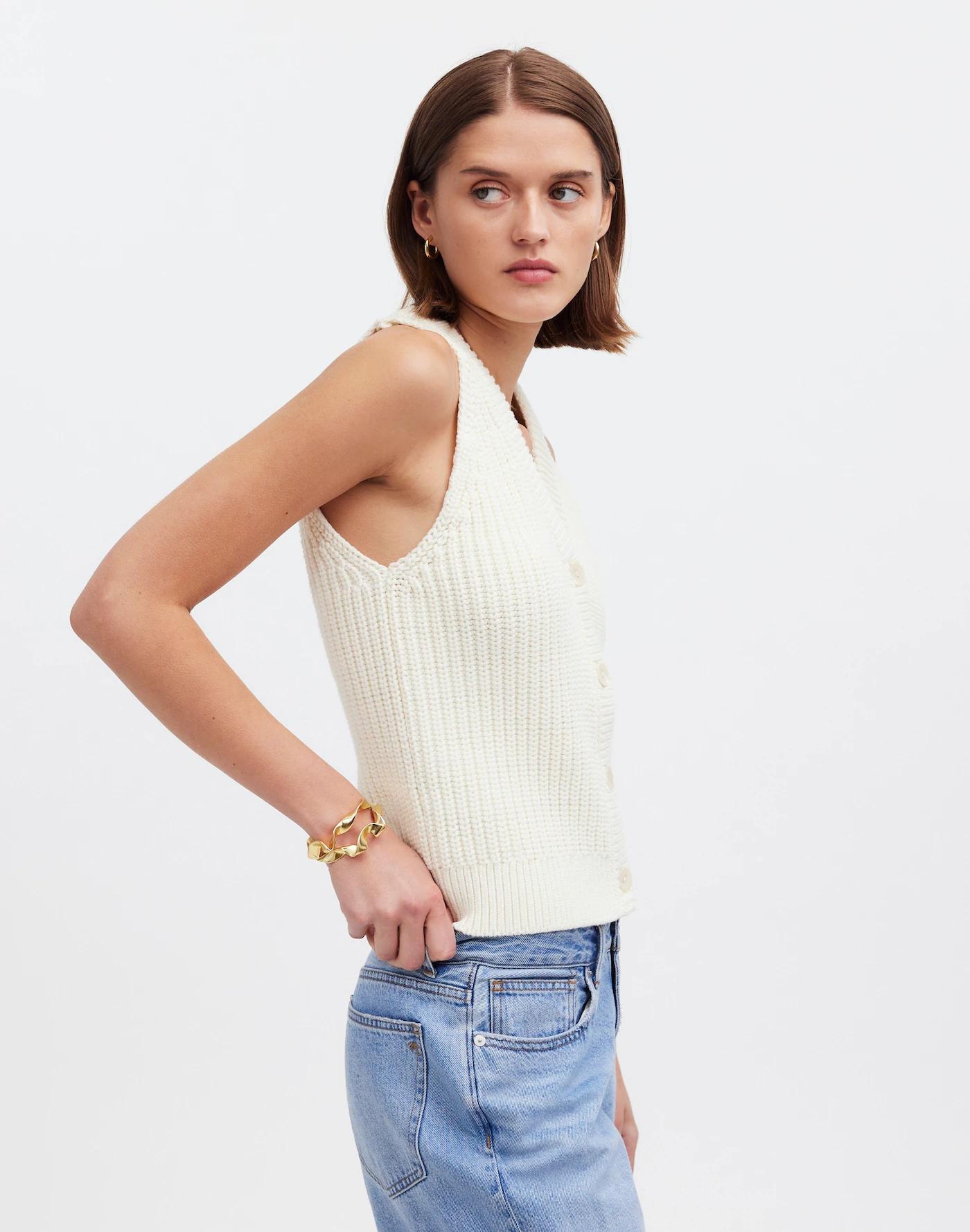 Cutaway Sweater Vest Product Image