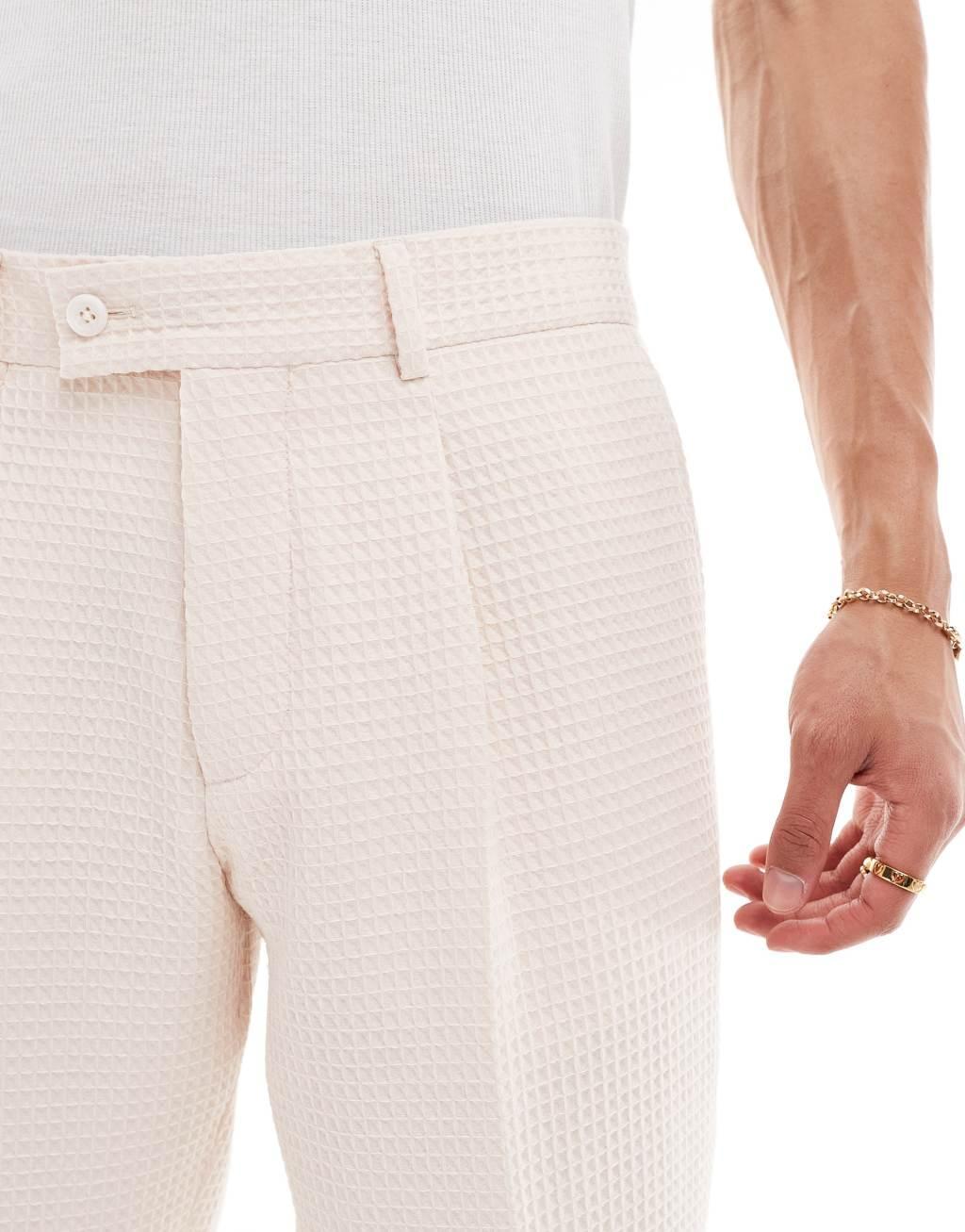 Viggo elanga oversized suit pants in stone Product Image