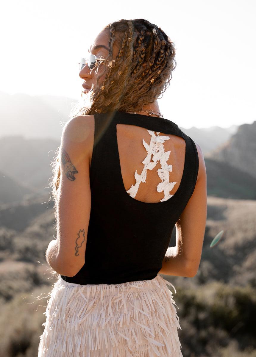 Naima Tank in Black Female Product Image