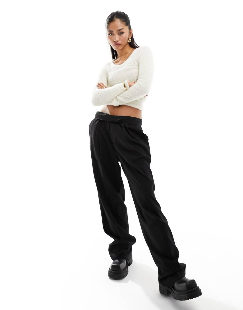 Noisy May fluffy knit top Product Image