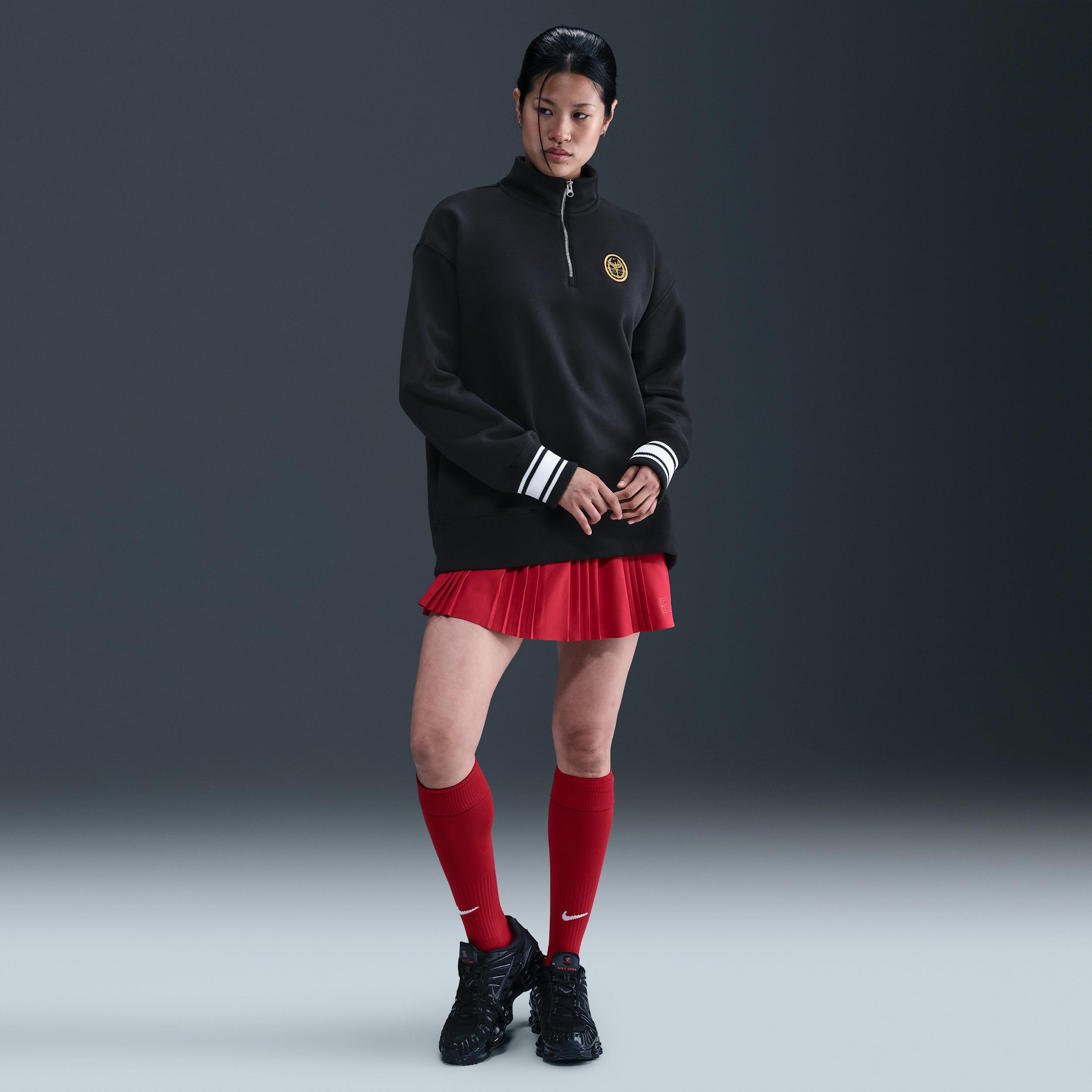 Women's Nike Sportswear Phoenix Fleece Oversized 1/4-Zip Long Sweatshirt Product Image