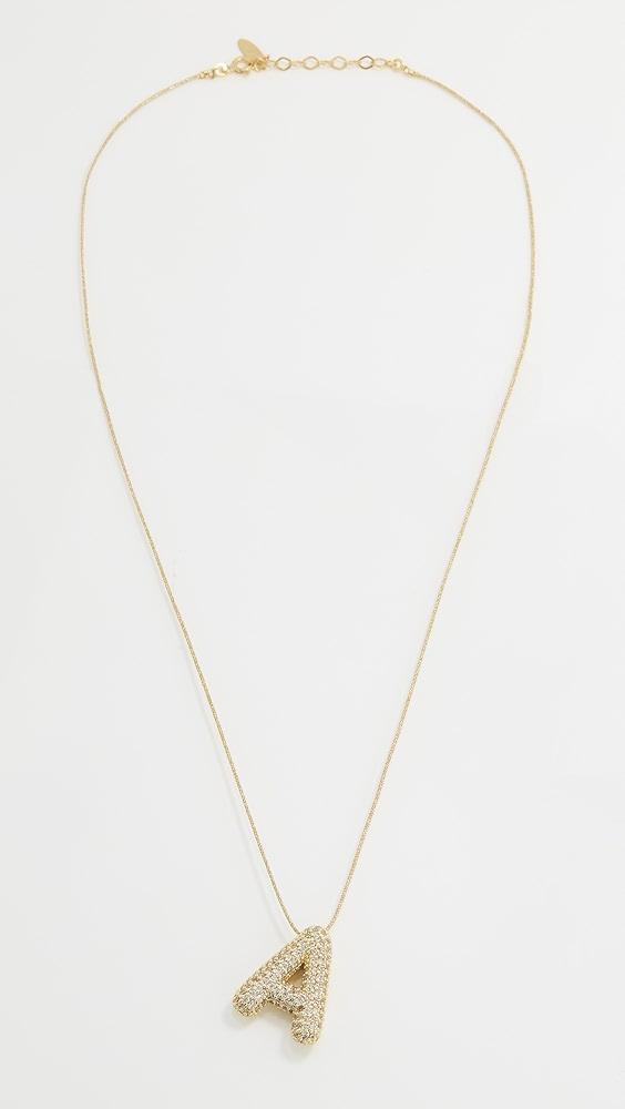 Maison Irem Initial Bubble Sparkle Necklace | Shopbop Product Image