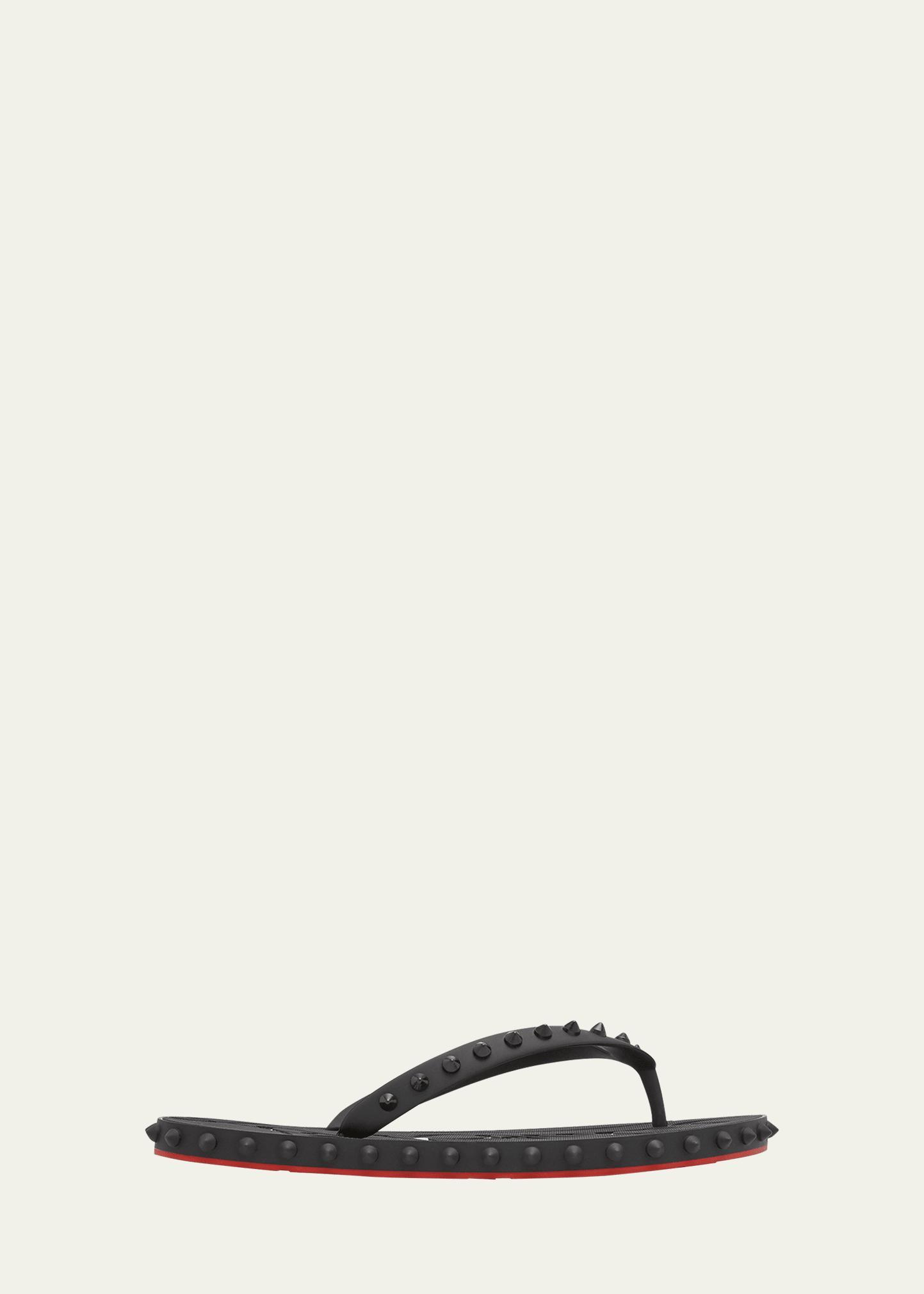 Loubi Donna Spike Red Sole Flip Flops Product Image
