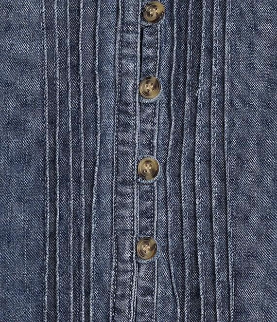 Westbound Sleeveless Partial Button Front A-Line Dress Product Image