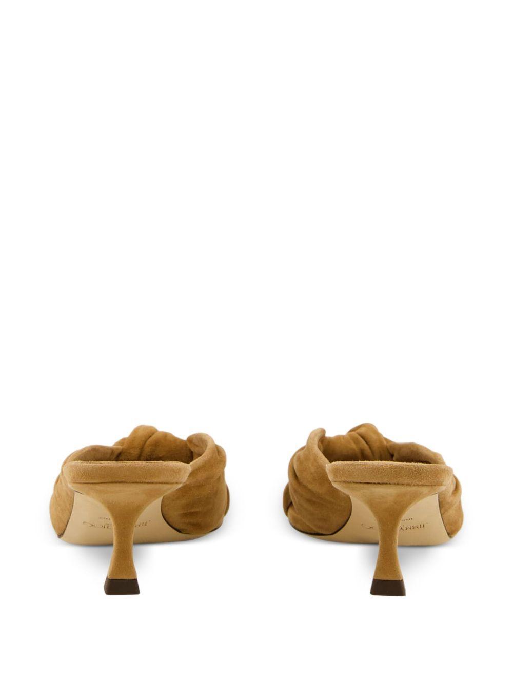 50mm knotted suede sandals Product Image
