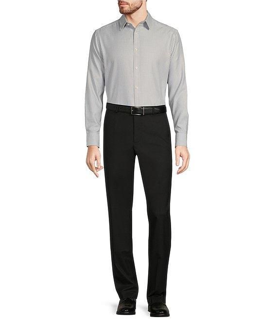Murano Slim Fit Geometric Dobby Long Sleeve Woven Shirt Product Image