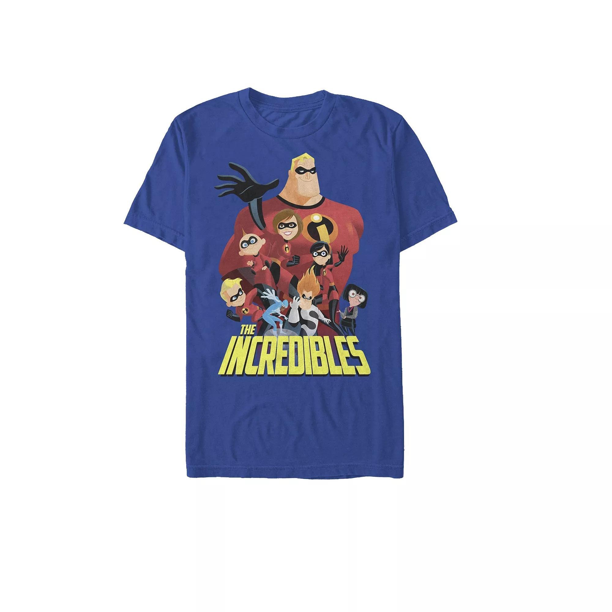 Disney / Pixar's The Incredibles Men's Group Shot Classic Tee, Size: XL, Royal Product Image
