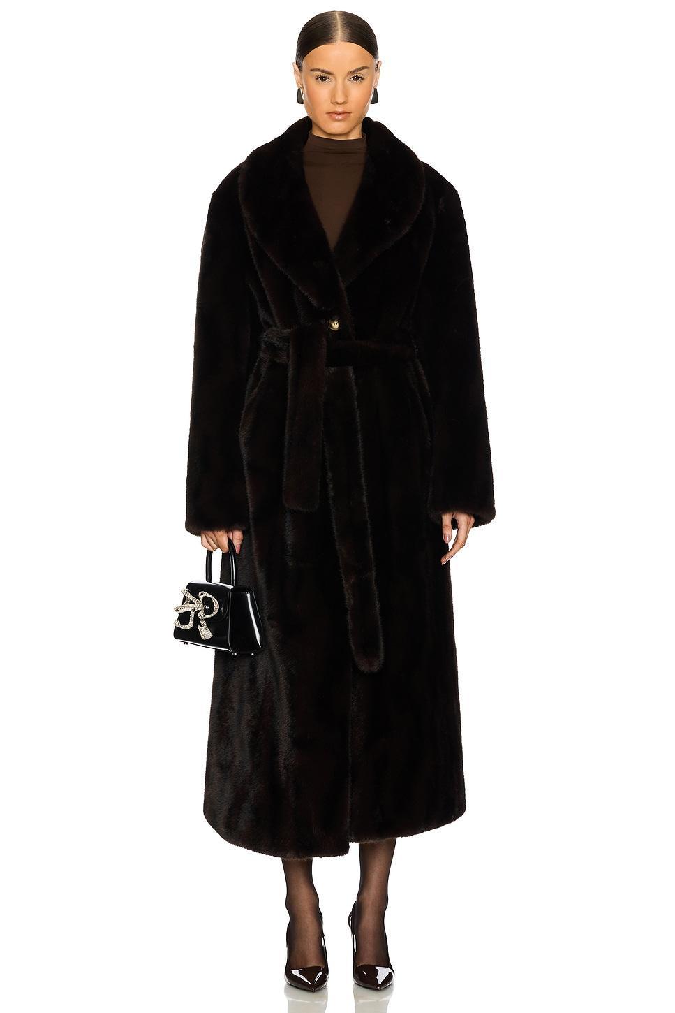 Rae Faux Fur Coat Ducie Product Image