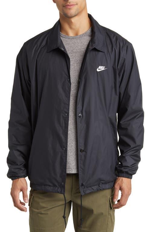Big & Tall Nike Club Coaches' Jacket, Men's, Size: Large Tall, Black Product Image
