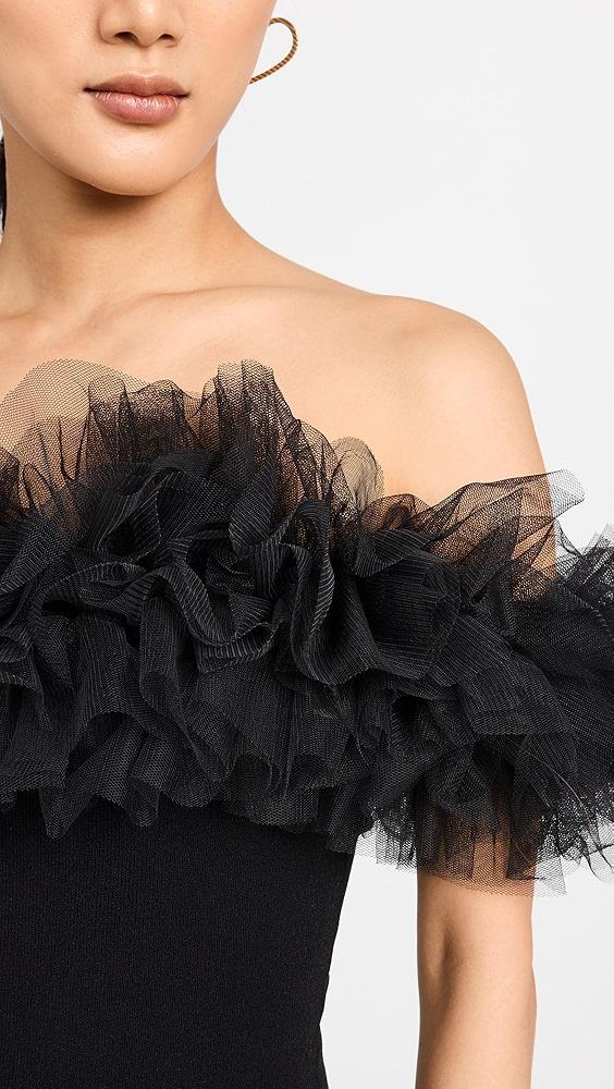 Autumn Cashmere Tulle Off The Shoulder Dress | Shopbop Product Image
