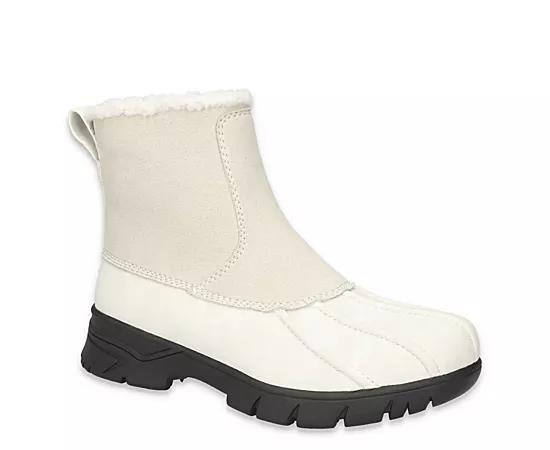 Easy Street Yuka Easy Works Women's Slip Resistant Waterproof Boots, Size: 6 Wide, Winter White Product Image