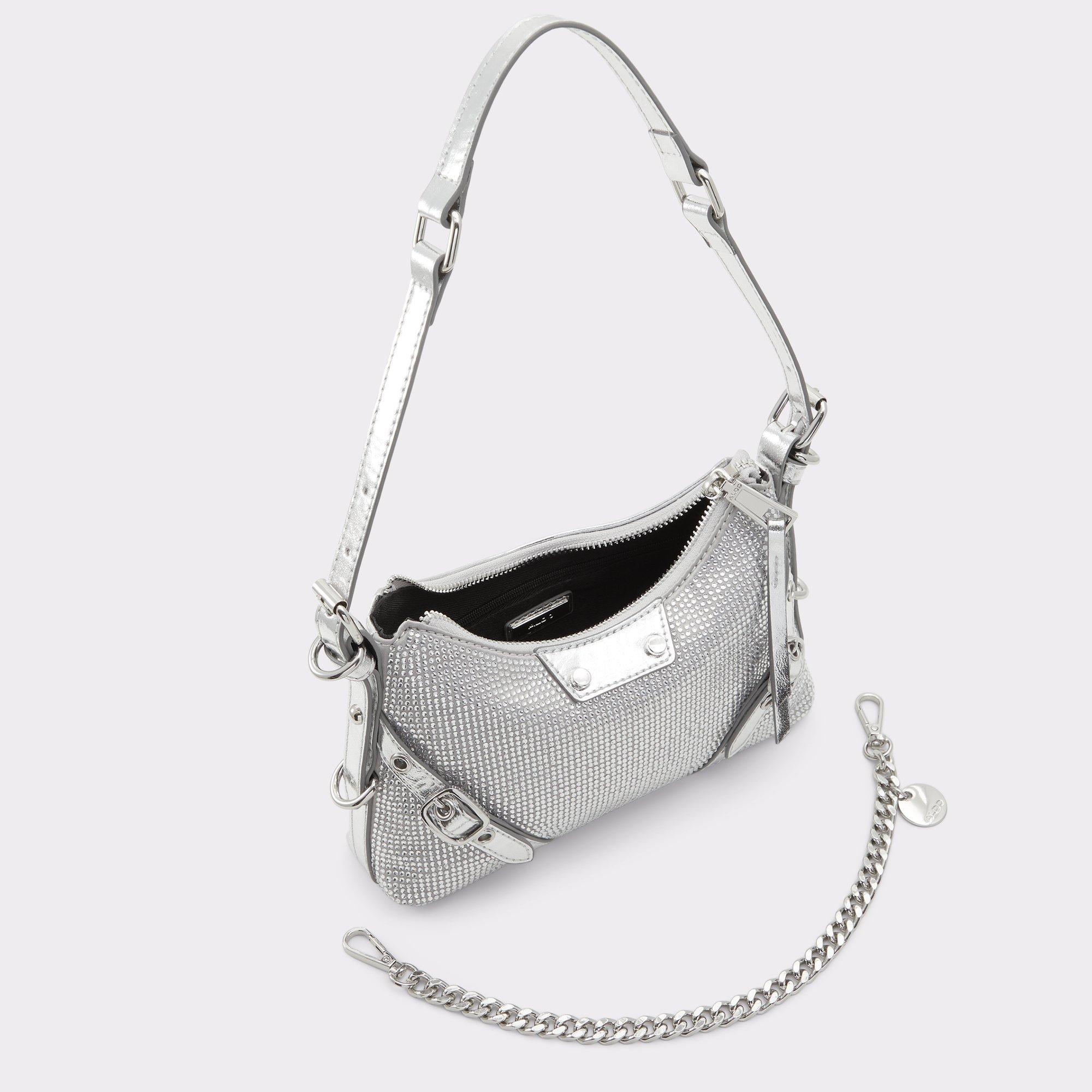 ALDO Farelix - Women's Shoulder Bag Handbag - Silver Product Image