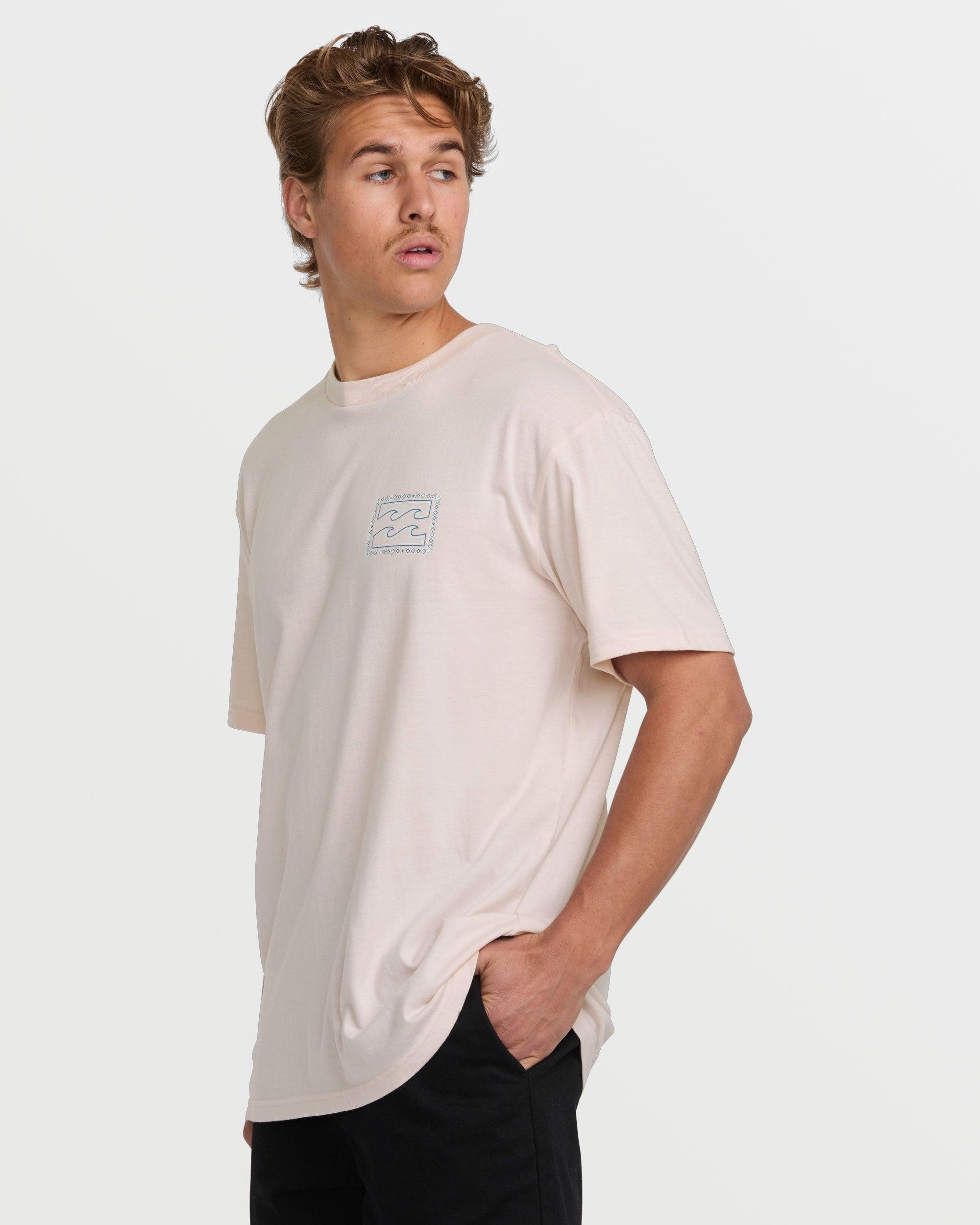 Crayon Wave Premium Tee - Light Pink Male Product Image