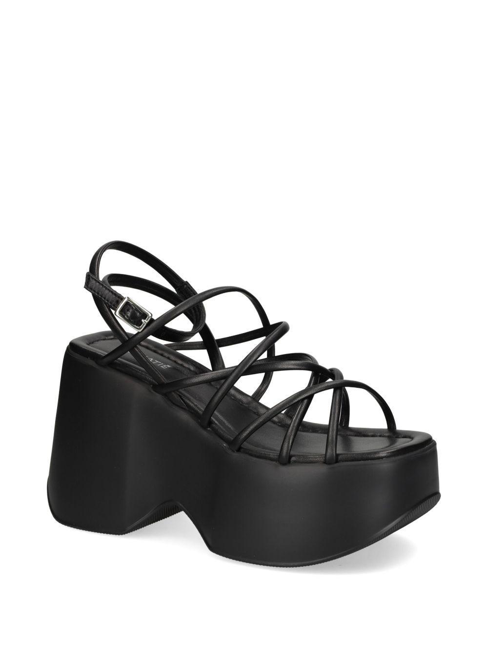 110mm platform leather sandals Product Image