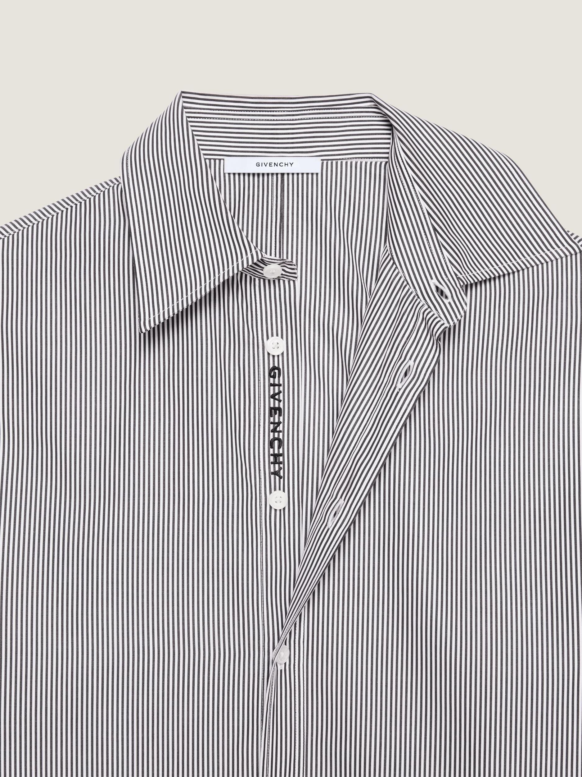 Couture Seam Cocoon shirt in striped poplin Product Image