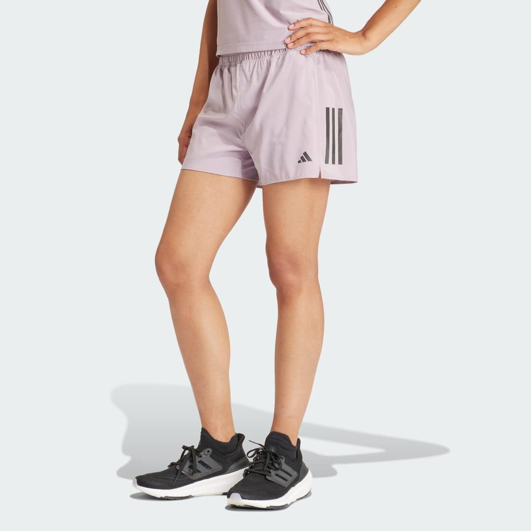 adidas Own the Run Shorts Black L 4 Womens Product Image