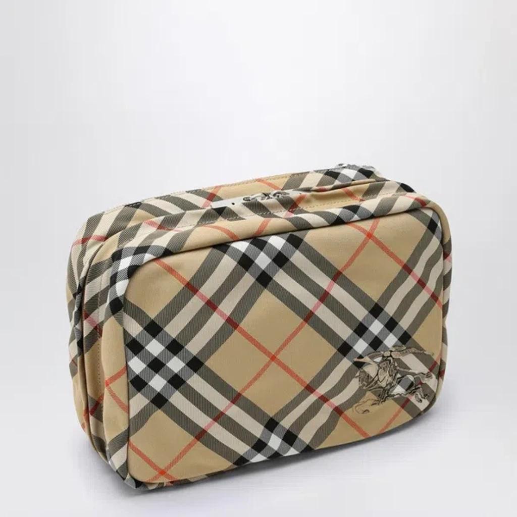 BURBERRY Check Travel Pouch Product Image