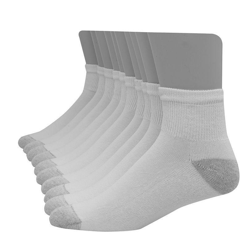 Hanes Ultimate Mens 12-Pack Soft & Durable Ankle Socks Product Image