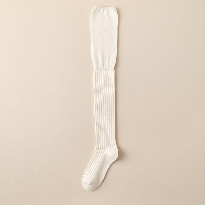 Plain Over the Knee Socks Product Image