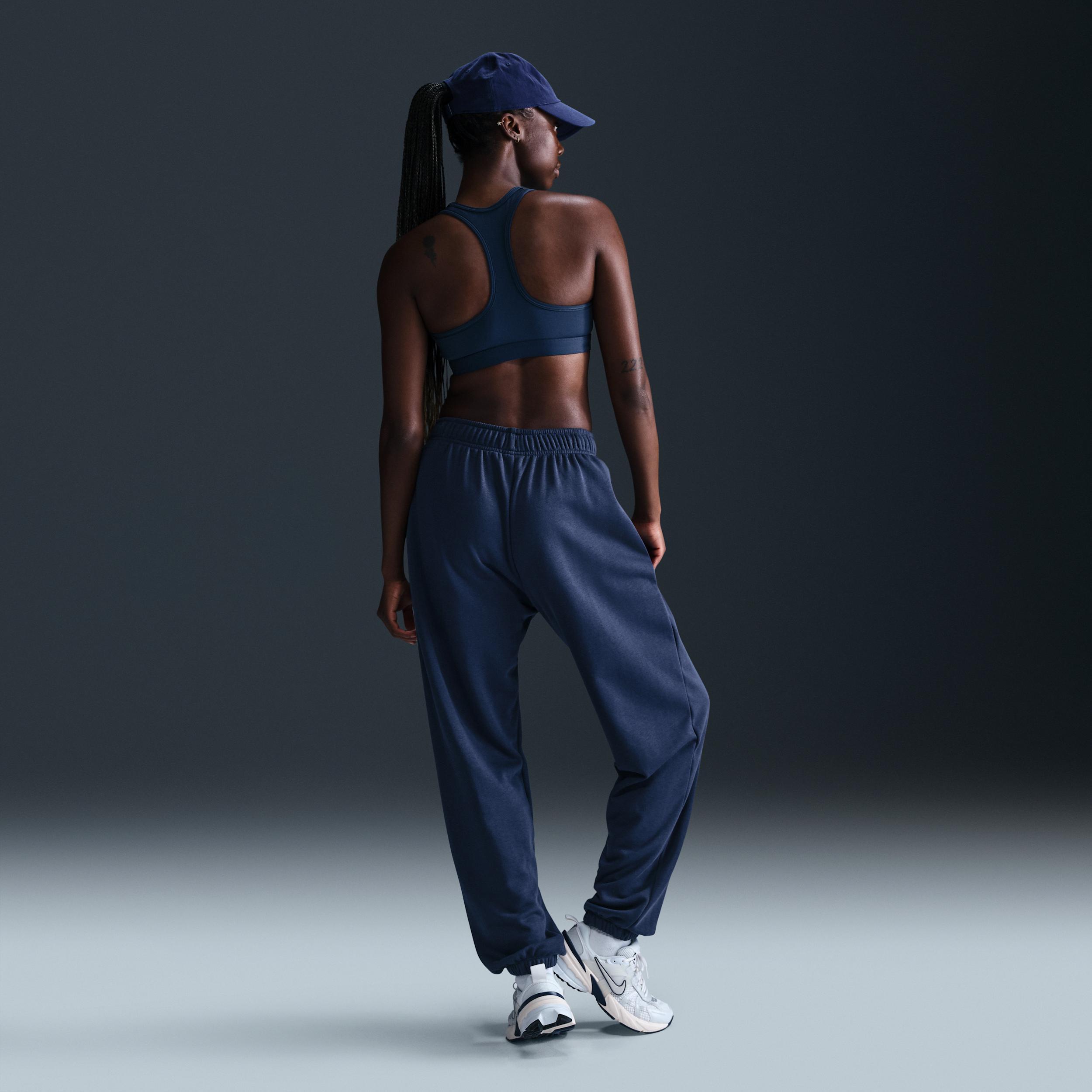 Women's Nike Sportswear Oversized Club Fleece Sweatpants, Size: Small, Black Product Image