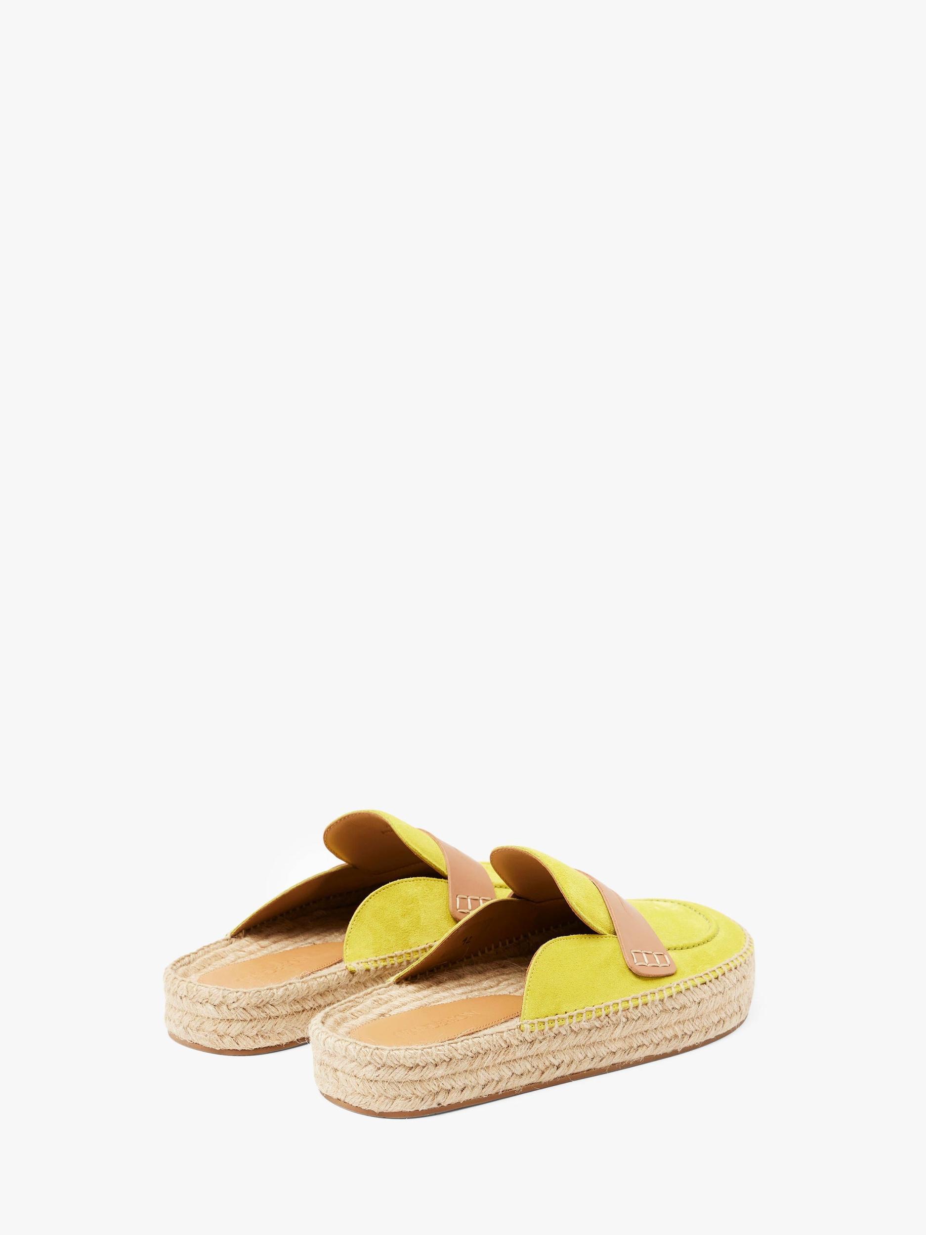 SUEDE ESPADRILLE LOAFER MULES Product Image