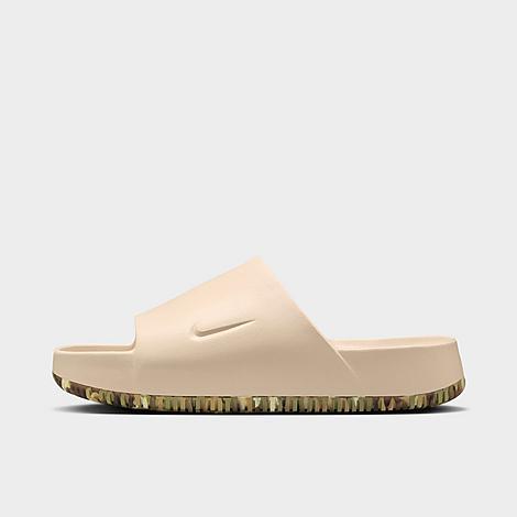 Nike Calm Men's Slide Sandals, Size: 13, Sanddrift Khaki Brown Product Image