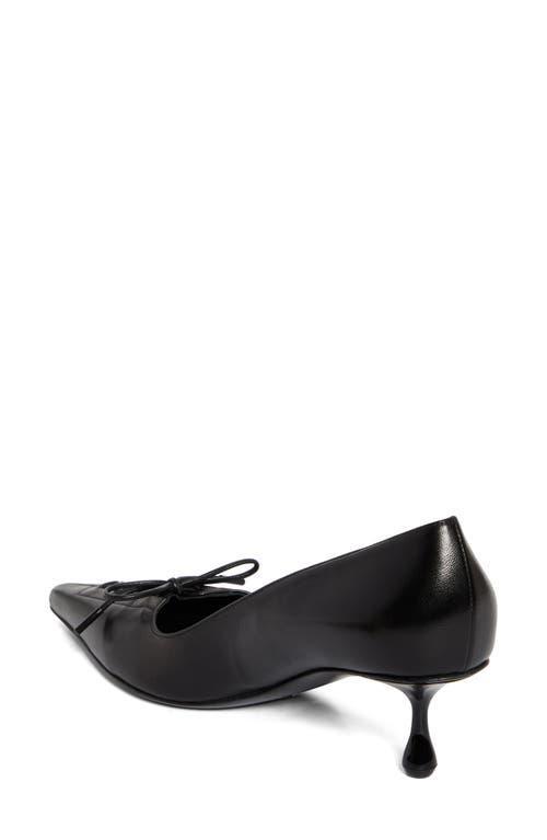 JIMMY CHOO Medium Black Leather Decollete Women Product Image
