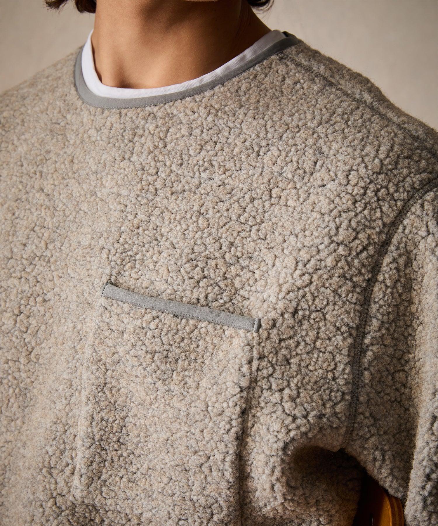 Sherpa Crewneck in Oatmeal Product Image