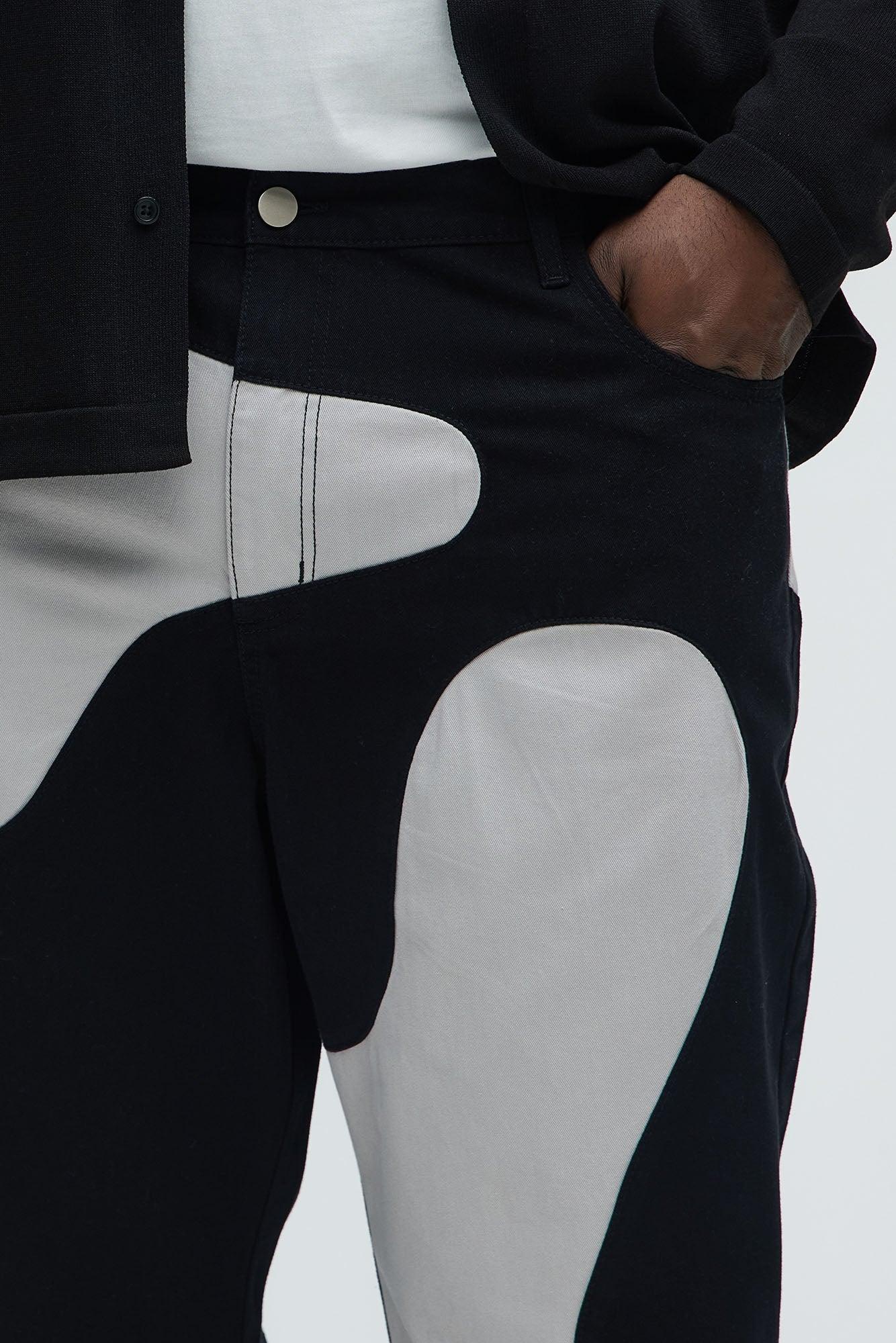 Lava Straight Pants - Black/combo Product Image