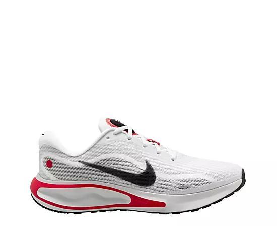 Nike Journey Run Men's Road Running Shoes, Size: 15, White Black Red Product Image