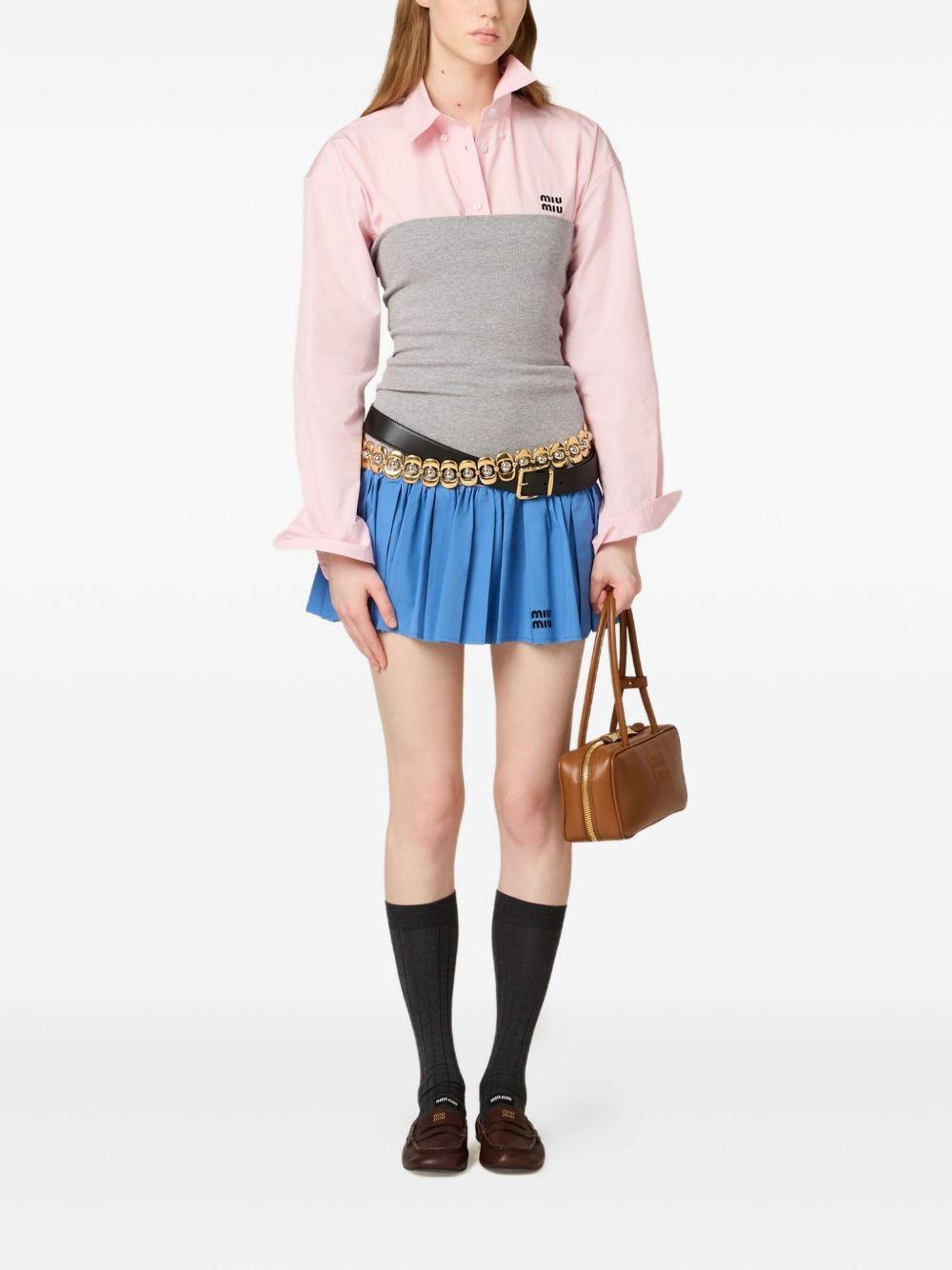 panelled mini skirt Product Image