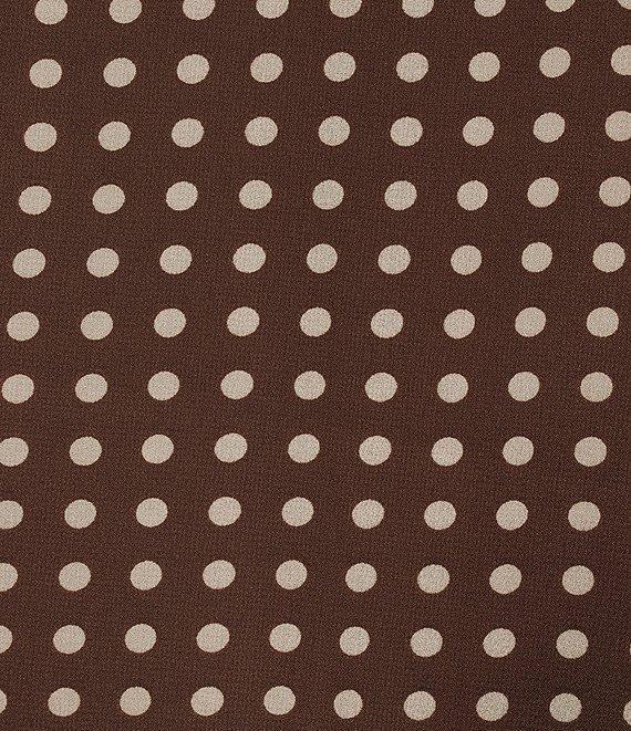 Lucy Paris Plus Size Dotted Short Sleeve Woven Top Product Image