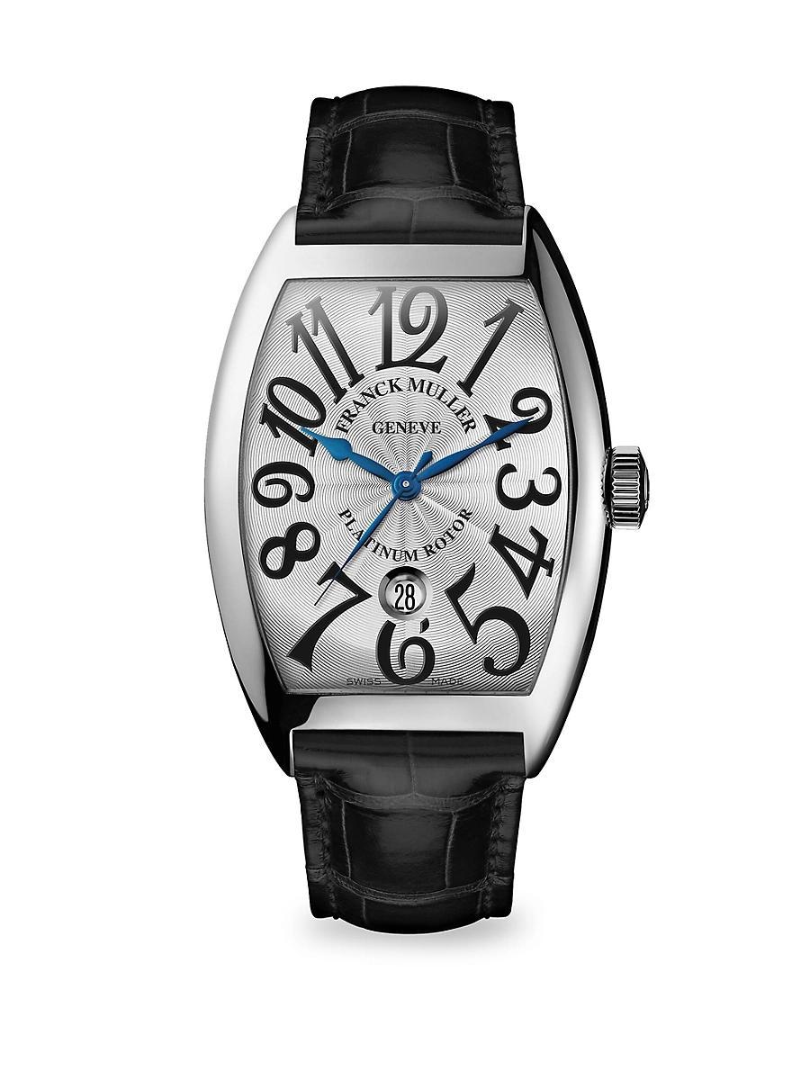Womens Cintree Curvex 47MM Stainless Steel Alligator Strap Watch Product Image