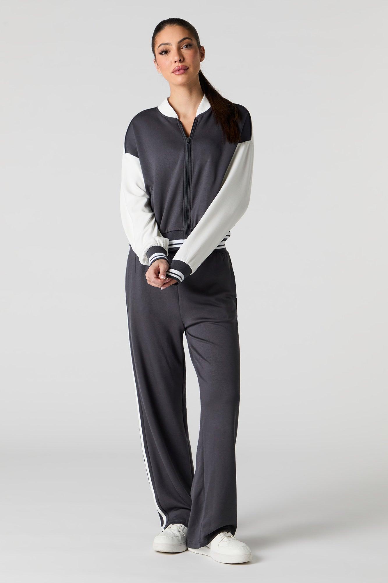 Colourblock Varsity Jacket Female Product Image