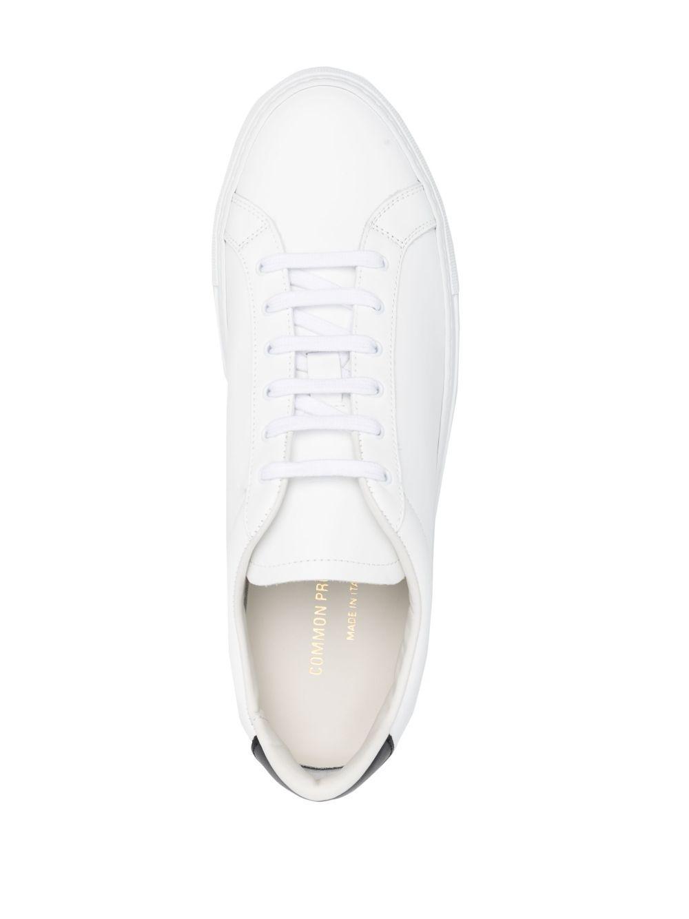 Retro leather sneakers Product Image