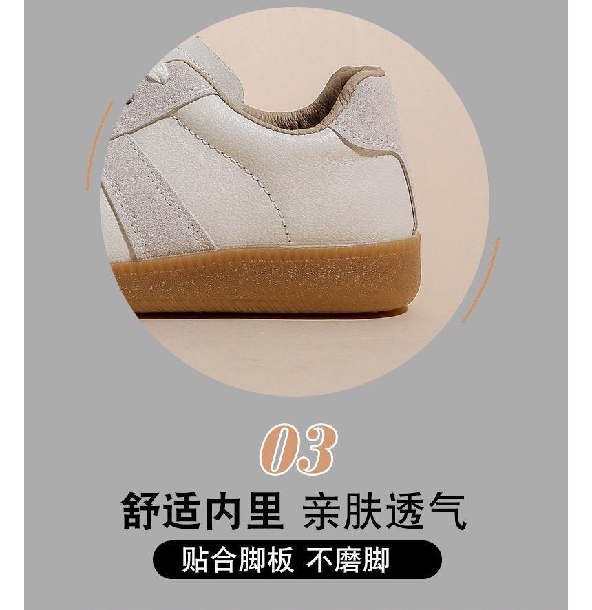 Contrast Panel Flat Sneakers Product Image