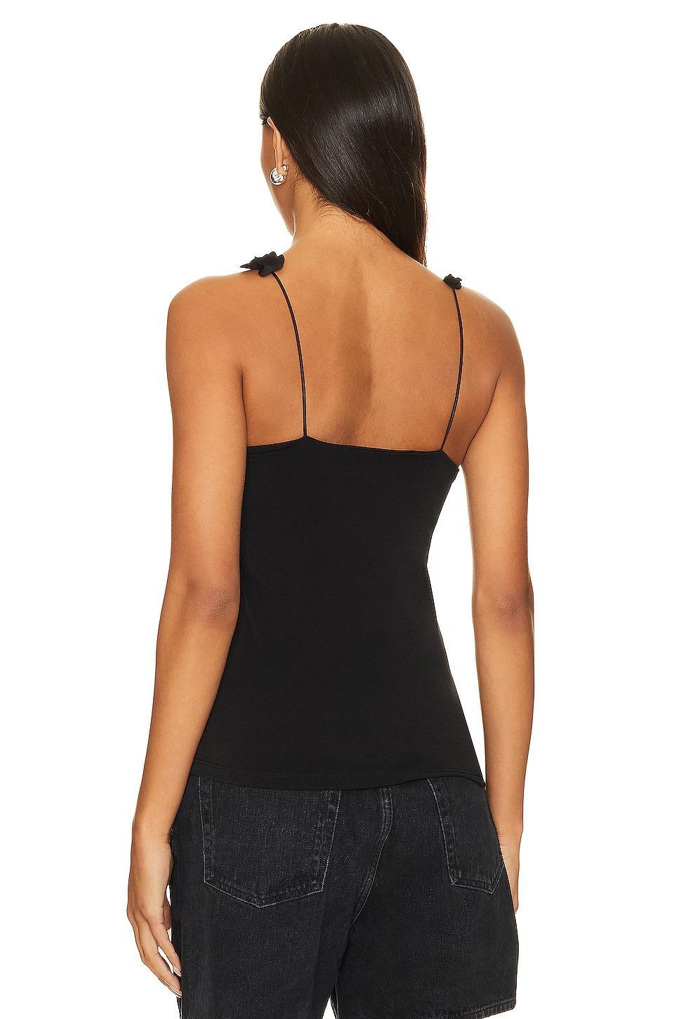 Ballata Top With Flower Straps Musier Paris Product Image