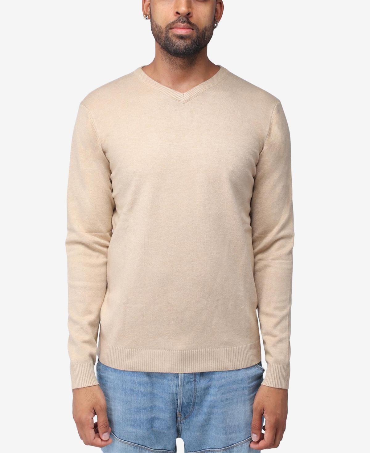 Men's Xray Fitted V-Neck Sweater, Size: XXL, Oatmeal Product Image